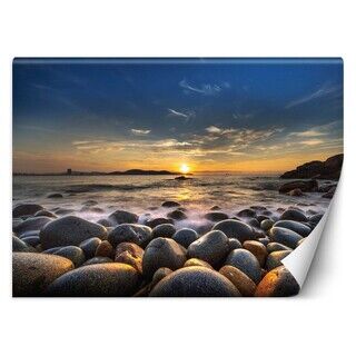 Fototapet, Solnedgang Sea Stones