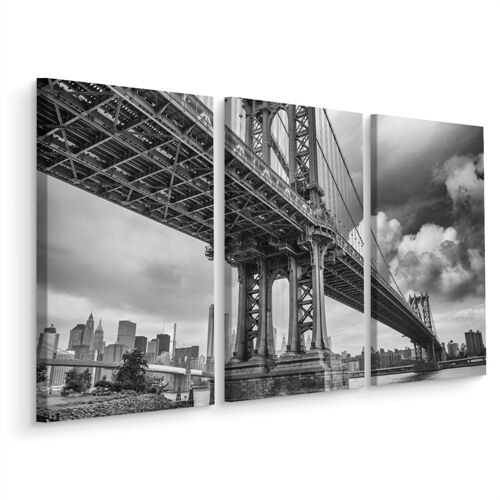 Flerdelt lerret Manhattan Bridge I New York City