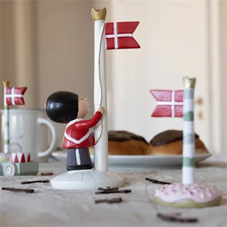 Blå Studentlue Telysholder