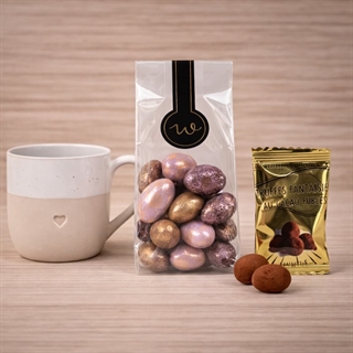 Gavekurv til mor med lys og tekst