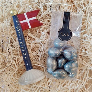 Gavekurv til mor med lys og tekst