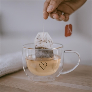 Espressokopp hjerte