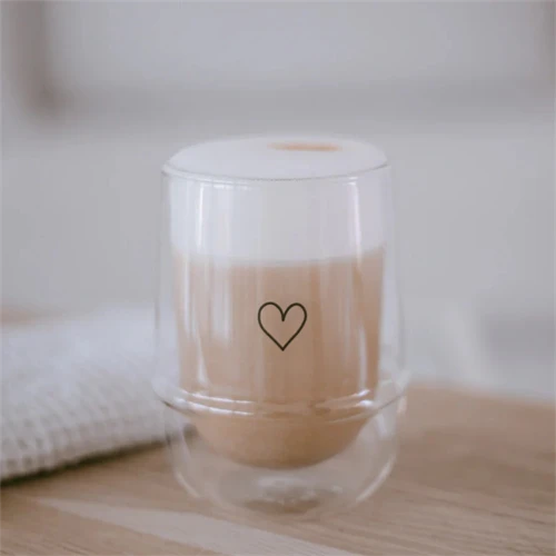 Espressokopp hjerte