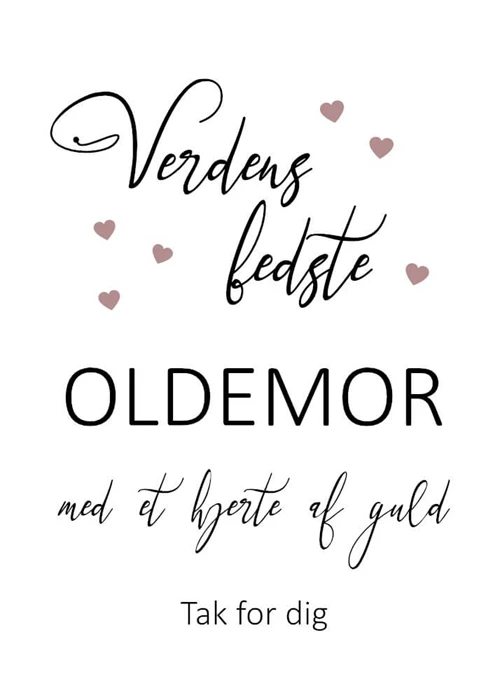 Min/vår mor - Plakat