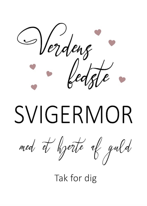 Min/vår mor - Plakat