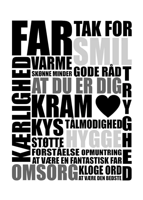 Kaffe med hjertemønster - Akvarell Plakat 