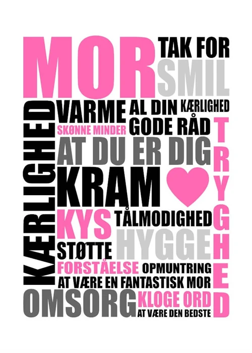 Kaffe med hjertemønster - Akvarell Plakat 