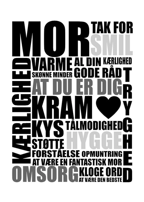 Kaffe med hjertemønster - Akvarell Plakat 