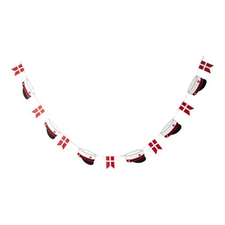 Rød studentgirland
