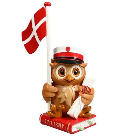 Blå Studentlue Telysholder