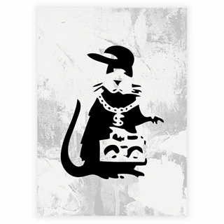 Plakat - Undergrunnsrap av Banksy