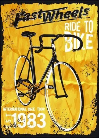 Ride to bike - Plakat