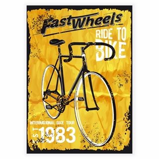 Ride to bike - Plakat
