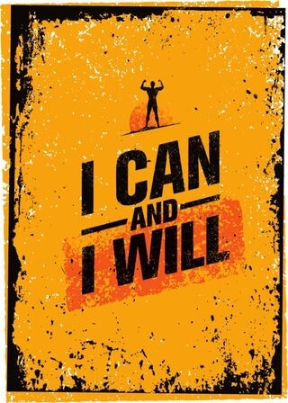 I can and I will - Plakat