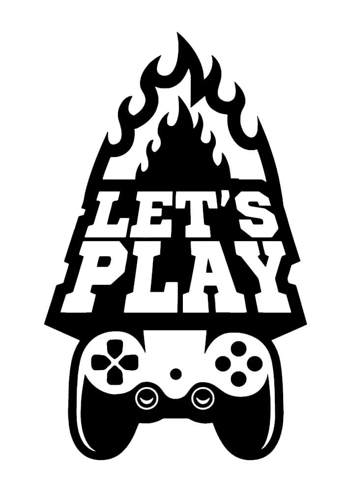 Let´s Play - Gaming plakat