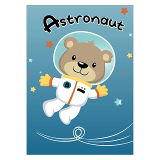 Astronaut Bear - Plakat