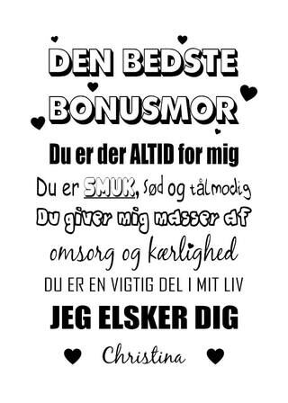 Beste bonusmor - Plakat