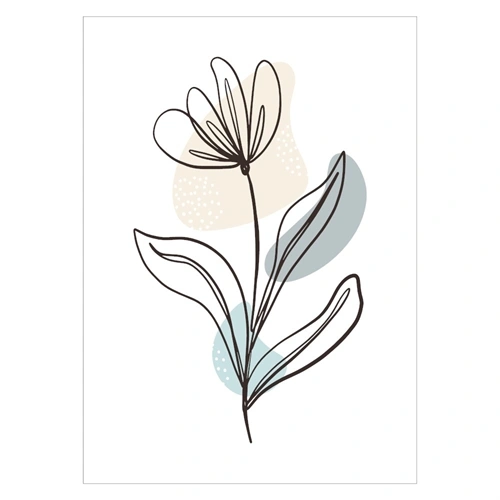 Plakat - Pastel flower 2