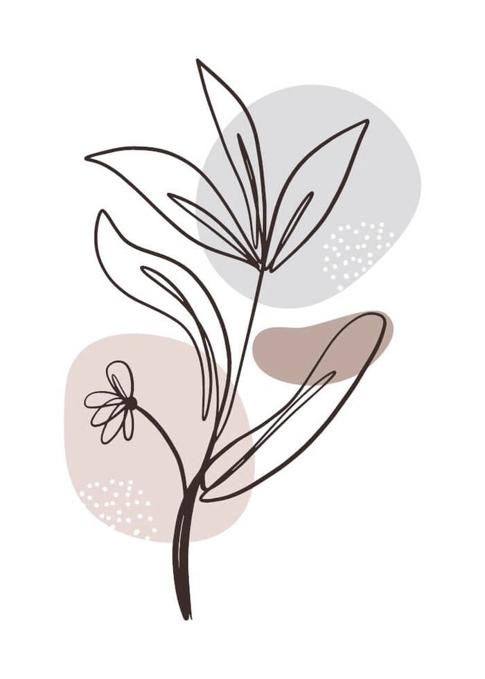 Plakat - Pastel flower 3