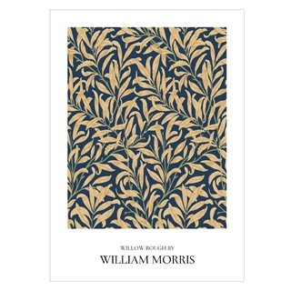 Plakat med WILLOW BOUGH AV William Morris 3