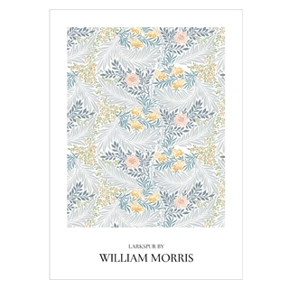 LARKSPUR BY William Morris - Plakat