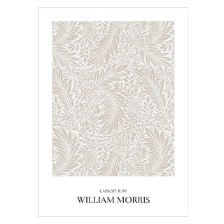 Plakat med LARKSPUR BY William Morris 2