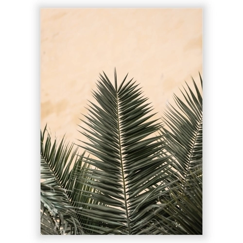 Plakat med palmeblader 2