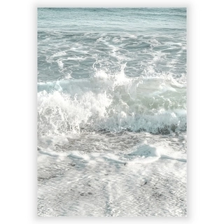 Plakat med havbølger