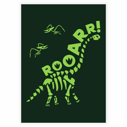 Vill Rooarr! Dinosaurer plakat