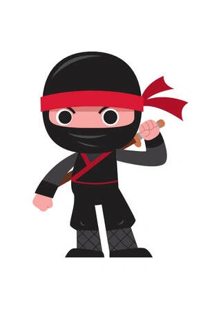 Black Ninja 1 - Barneplakat