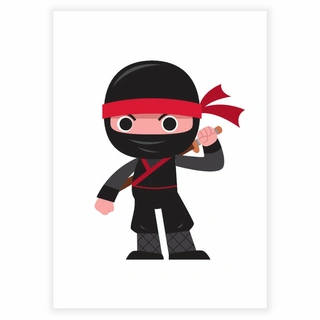 Black Ninja 1 - Barneplakat