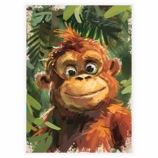 Orangutang illustrasjon