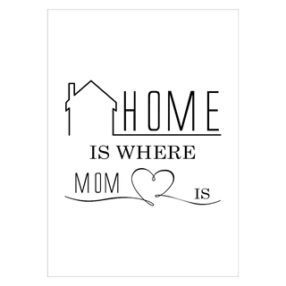 Home is where mom is - Plakat