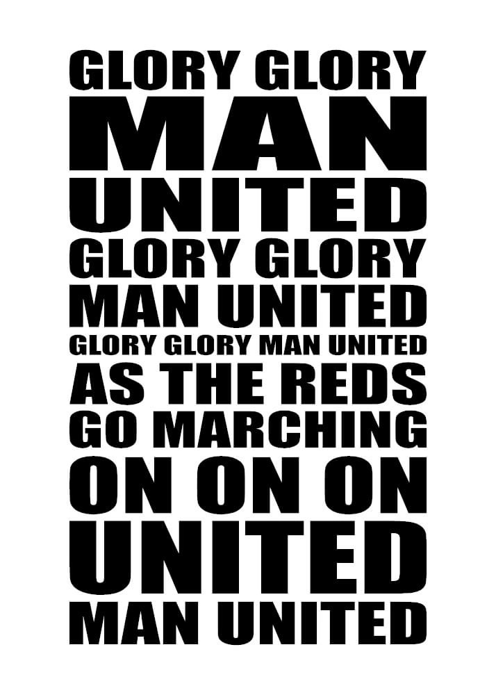 Man United - Plakat