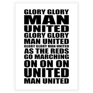 Man United - Plakat