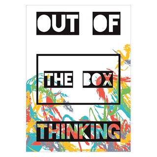 Plakat - Out of the box thinking