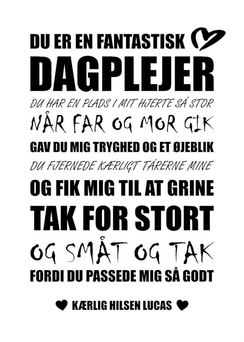 Plakat - En fantastisk dagmamma