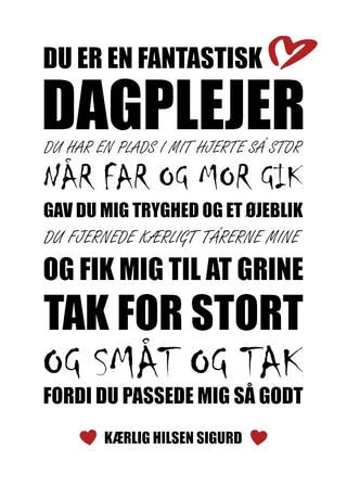 Plakat - En fantastisk dagmamma