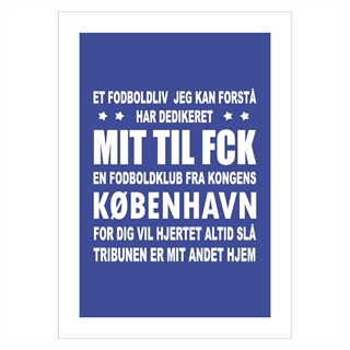 Plakat - FCK MITT LIV
