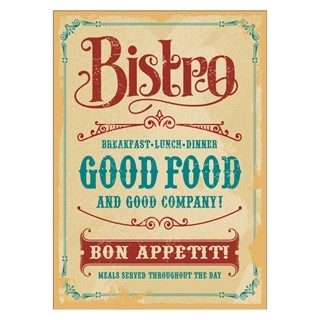 Plakat - Bistro good food