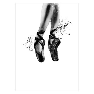 Plakat med ballettdanser