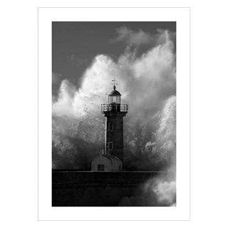 Plakat med The lighthouse