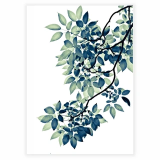 Plakat - Green leaf 