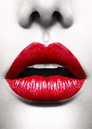 Plakat Fashion red lips