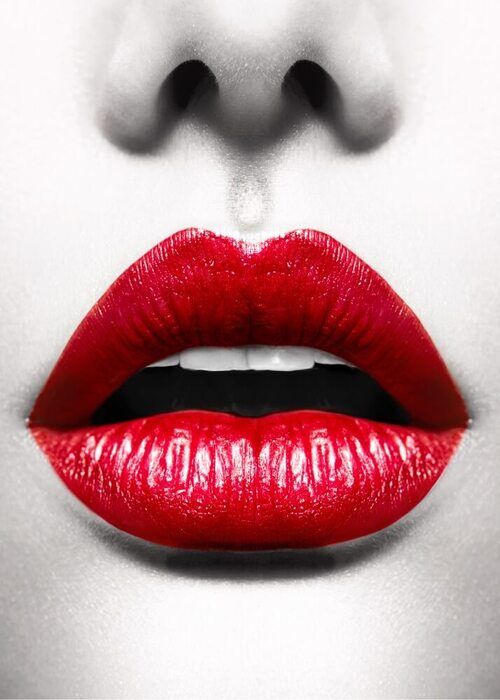 Plakat Fashion red lips