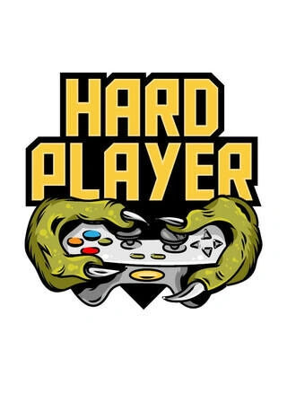 Gamer plakat Hard player