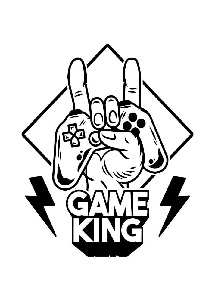 Gaming plakat Game King