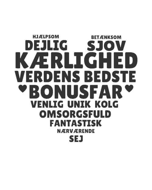 Hjertemor inkl. 2 valgfrie tekstlinjer