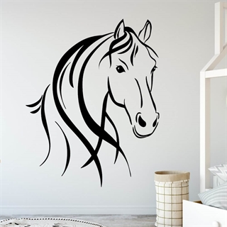 Wallsticker med Hestehovede