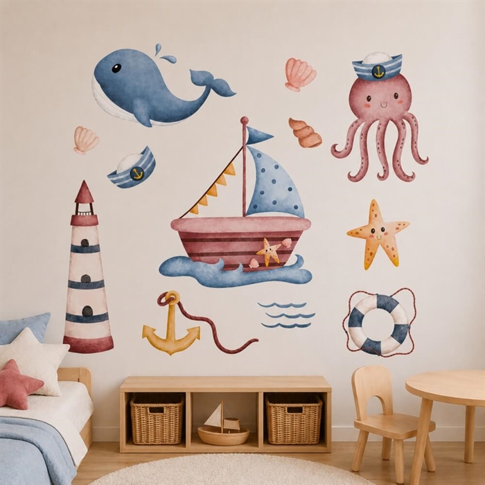 Sjørøvereventyr Wallstickers